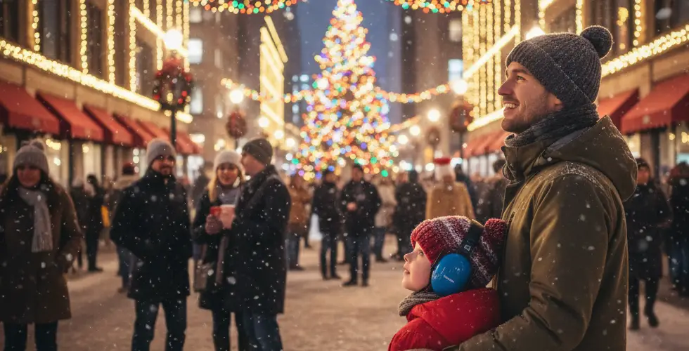 Acompañar a niños con autismo en Navidad: estrategias frente a luces, villancicos y multitudes